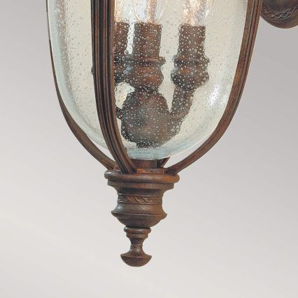 Feiss - Wandlamp voor buiten ENGLISH BRIDLE 3xE14/60W/230V IP44