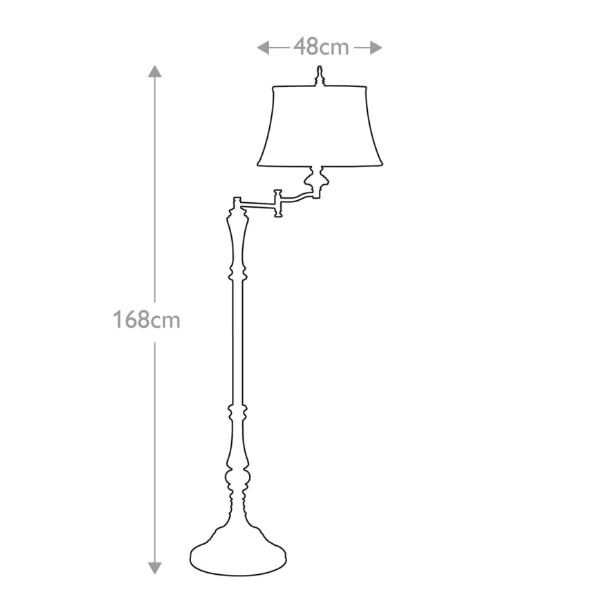 Feiss - Staande Lamp GIBSON 1xE27/60W/230V