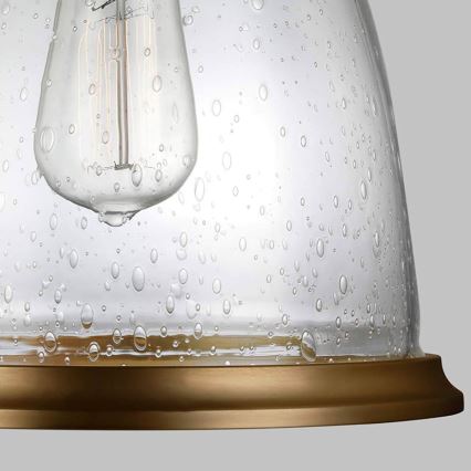 Feiss - Hanglamp met vaste pendel HOBSON 1xE27/60W/230V brons