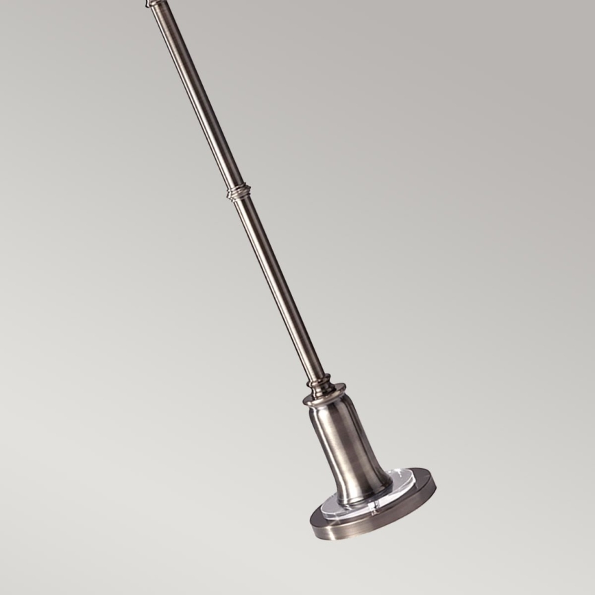 Feiss - Staande Lamp STATEROOM 2xE27/60W/230V zilver