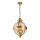 Feiss - Hanglamp aan een ketting ADAMS 3xE14/60W/230V goud