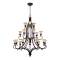 Feiss - Hanglamp aan een ketting DRAWING ROOM 18xE27/60W/230V