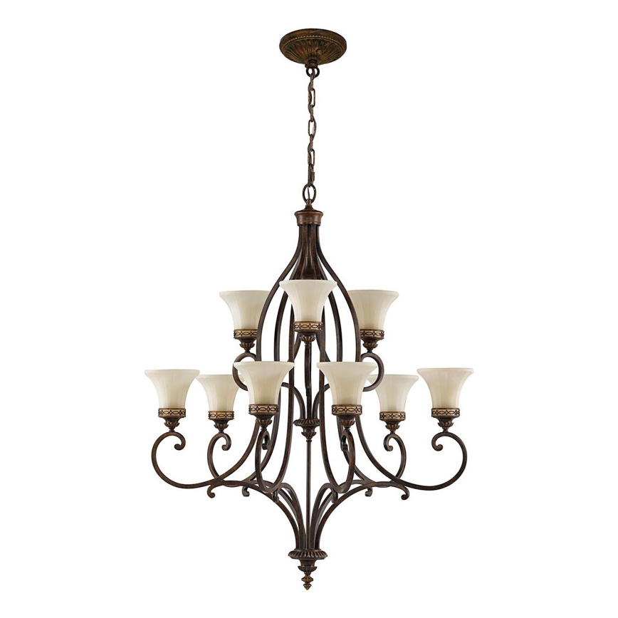 Feiss - Hanglamp aan een ketting DRAWING ROOM 9xE27/60W/230V