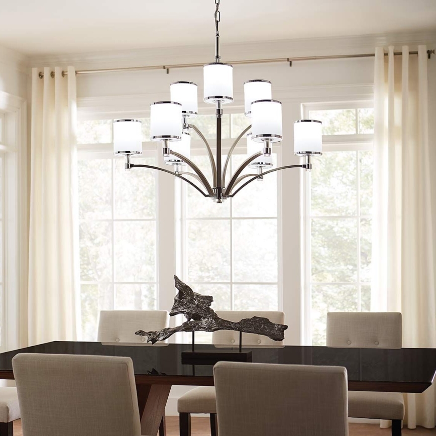 Feiss - Hanglamp aan een ketting PROSPECT PARK 9xE27/60W/230V