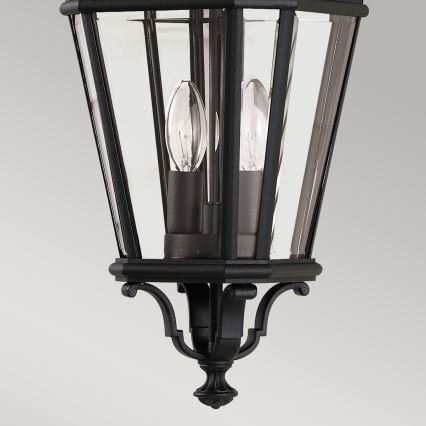 Feiss - Hanglamp aan een ketting voor buiten COTSWOLD LANE 2xE14/60W/230V zwart