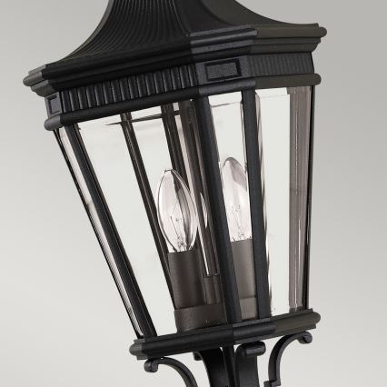 Feiss - Hanglamp aan een ketting voor buiten COTSWOLD LANE 2xE14/60W/230V zwart