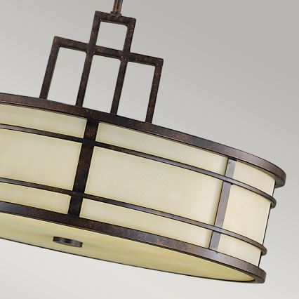 Feiss - Hanglamp aan een paal FUSION 3xE27/60W/230V