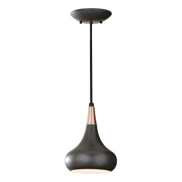 Feiss - Hanglamp met kabel BESO 1xE27/60W/230V Ø 17,9 cm zwart/koper