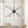 Feiss - LED Hanglamp met vaste pendel JAX 10xG9/3W/230V zwart/goud