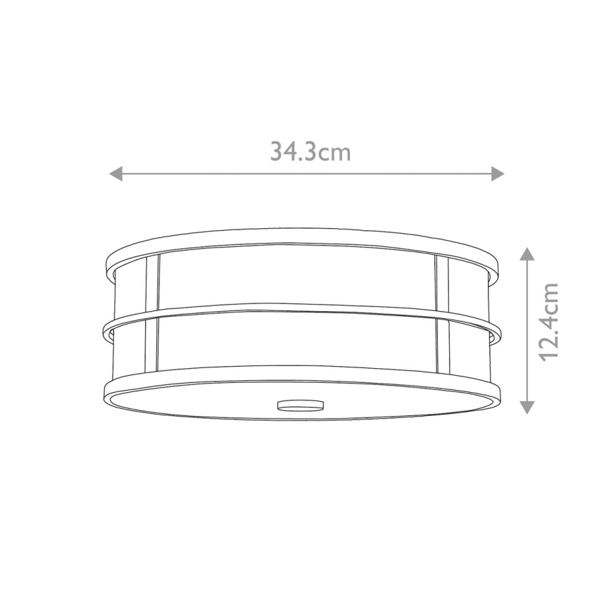 Feiss - Plafondlamp FUSION 3xE27/60W/230V