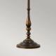 Feiss - Staande lamp LINCOLNDALE 1xE27/60W/230V brons/beige