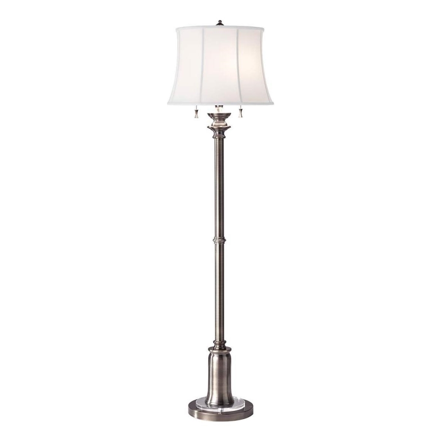 Feiss - Staande Lamp STATEROOM 2xE27/60W/230V zilver