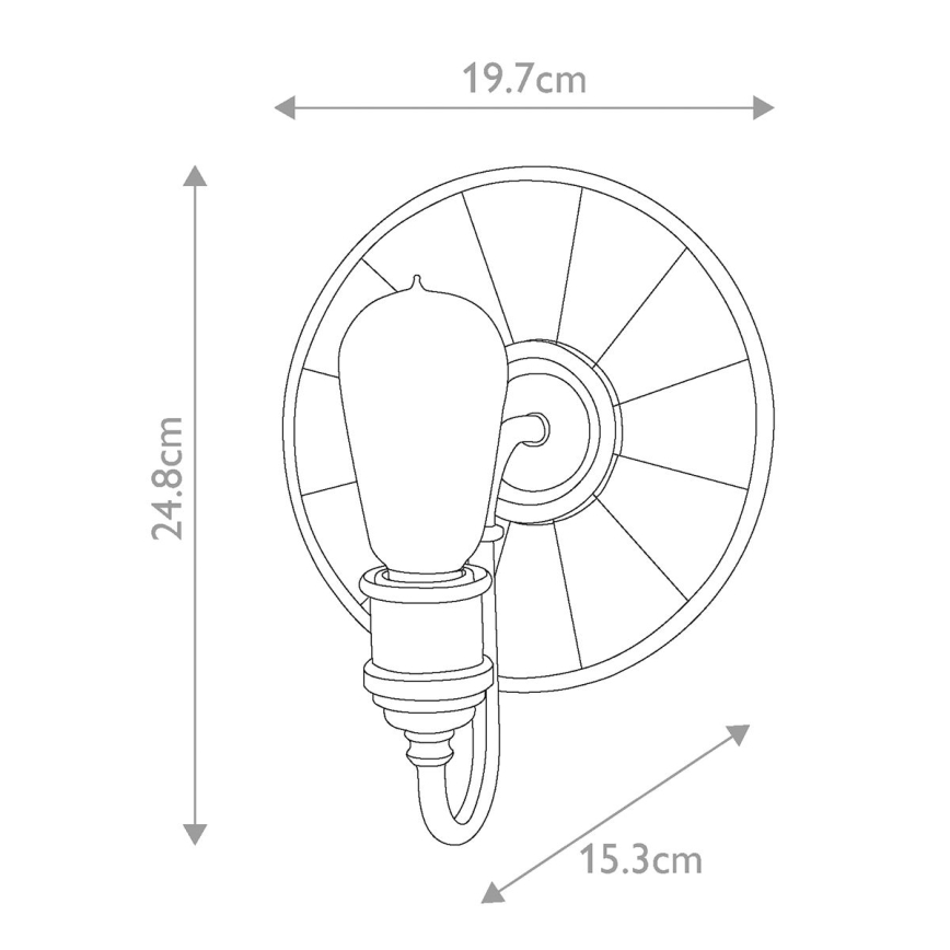 Feiss - Wandlamp URBAN RENEWAL 1xE27/100W/230V brons