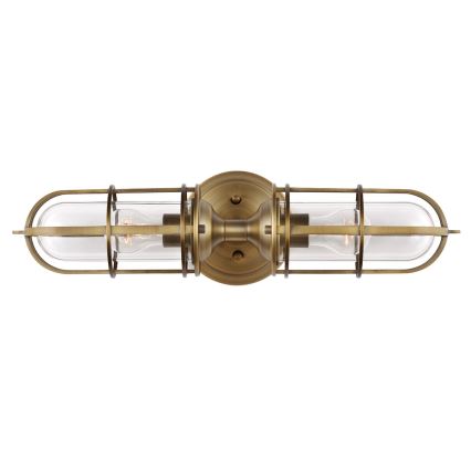Feiss - Wandlamp voor buiten URBAN 2xE27/60W/230V IP44 brons
