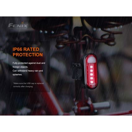 Fenix BC05RV20 - Oplaadbare LED Fiets Lamp LED/USB IP66