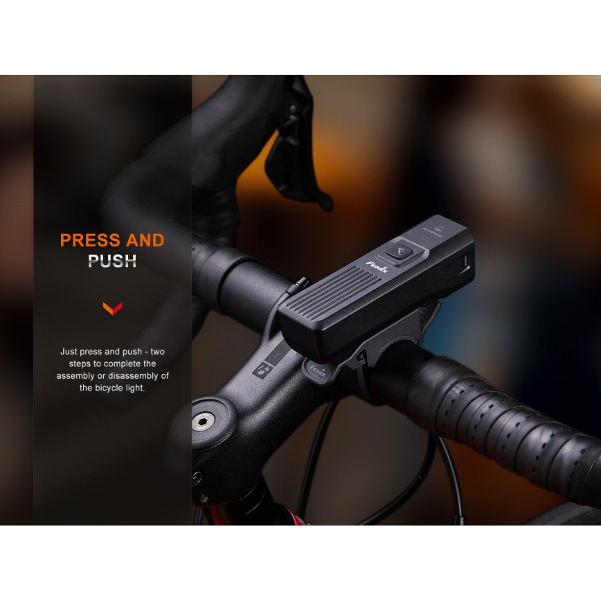Fenix BC15R - LED Dimbare oplaadbare fietslamp LED/USB IP66 400 glanzend 31,5 h 2600 mAh