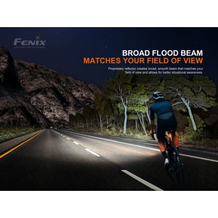 Fenix BC21RV30 - Oplaadbare LED Fietslamp LED/USB IP68 1200 lm 33 uur