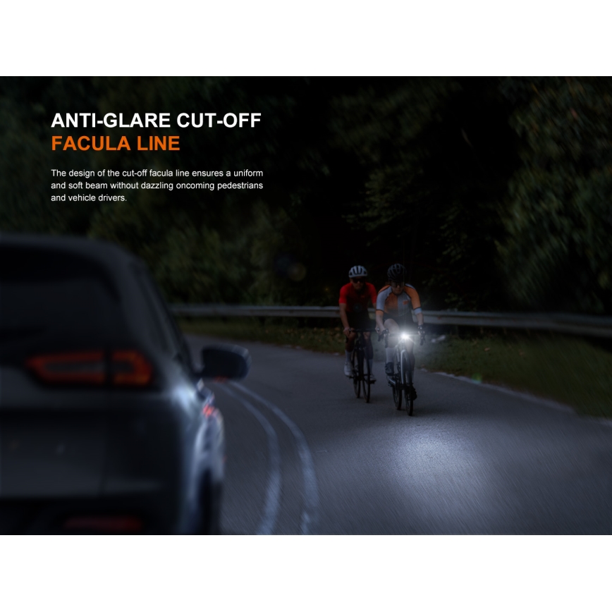 Fenix BC22R - dimbare oplaadbare LED-fietslamp LED/USB 3400 mAh IP66 1400 lm 41 h zwart