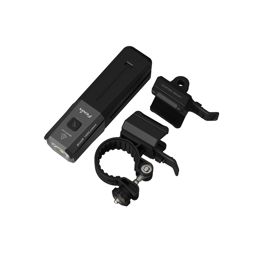 Fenix BC22R - dimbare oplaadbare LED-fietslamp LED/USB 3400 mAh IP66 1400 lm 41 h zwart