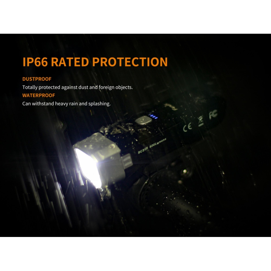 Fenix BC25R - Oplaadbare LED Fietslamp LED/USB IP66
