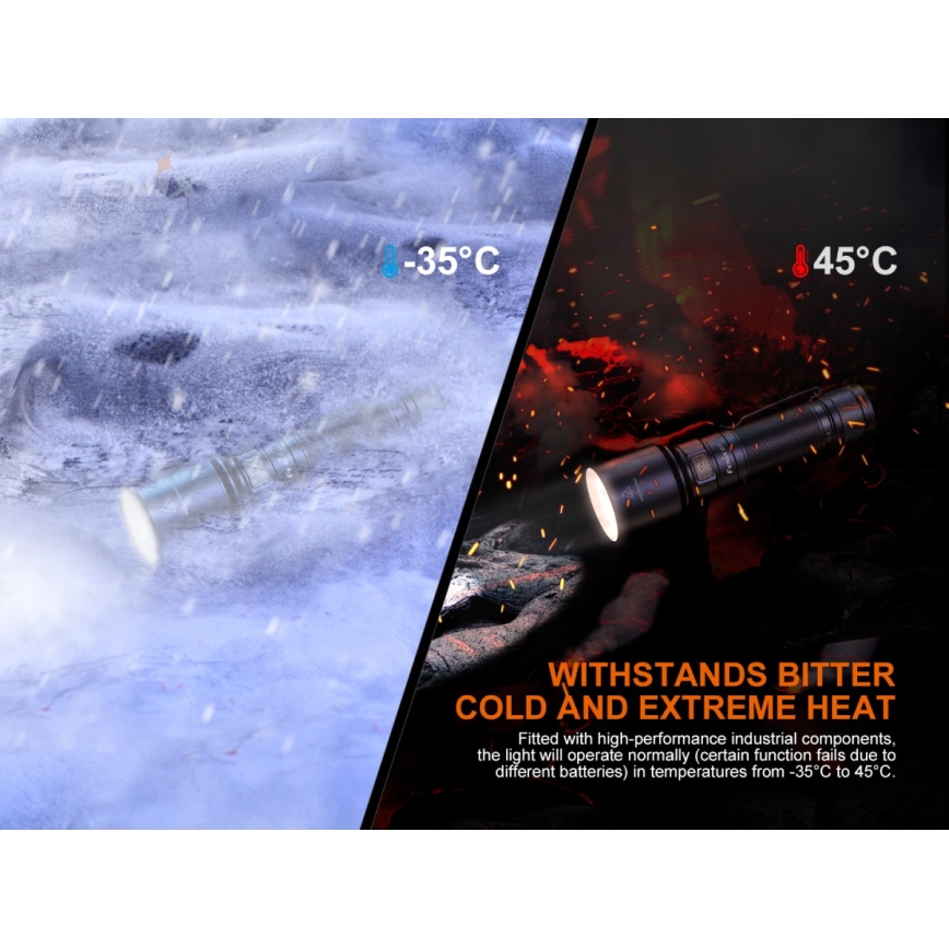 Fenix C7 - Dimbare oplaadbare zaklamp LED/1x21700 IP68 3000 lm 68 uur