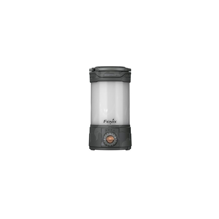 Fenix CL26RPROCAM - LED Dimbaar draagbaar oplaadbaar lamp LED/USB IP66 650 lm 408 h 5000 mAh grijs