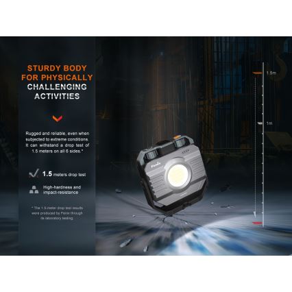 Fenix CL28R - LED Dimbaar oplaadbaar Schijnwerper met een powerbank LED/USB IP66 2000 glanzend 360 h 10000 mAh