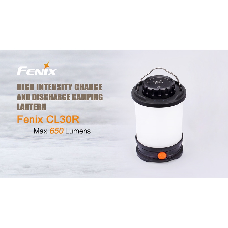 Fenix CL30R - LED draagbare oplaadbare lamp LED/USB/6xCR123A IPX7 650 lm 300 h 2600 mAh