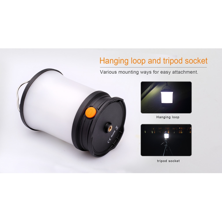 Fenix CL30R - LED draagbare oplaadbare lamp LED/USB/6xCR123A IPX7 650 lm 300 h 2600 mAh