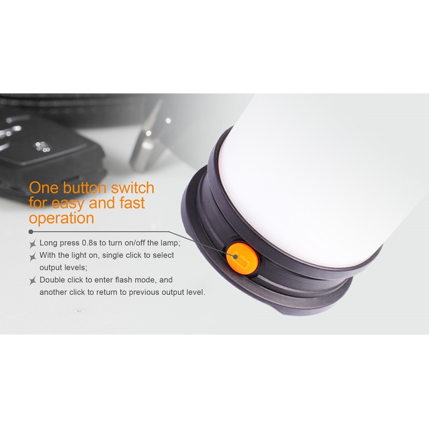 Fenix CL30R - LED draagbare oplaadbare lamp LED/USB/6xCR123A IPX7 650 lm 300 h 2600 mAh