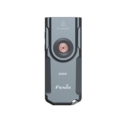 Fenix E06RGRY - LED Dimbaar oplaadbaar zaklamp UV LED/USB IP66 700 glanzend 60 h grijs