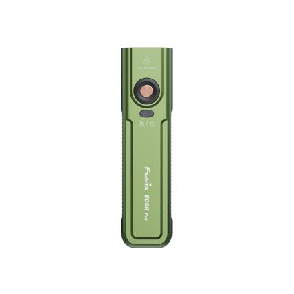 Fenix E06RPROEUOLI - Dimbare oplaadbare LED-zaklamp (LED/USB), 1650 mAh, IP66, 1600 lm, 111 uur, groen