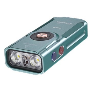 Fenix E06RTKS - LED Dimbaar oplaadbaar zaklamp UV LED/USB IP66 700 glanzend 60 h turquoise