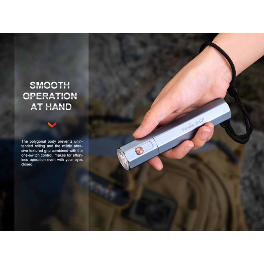 Fenix ECPBLCK - LED Oplaadbare zaklamp met een powerbank USB IP68 1600 glanzend 504 h 5000 mAh zwart