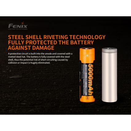 Fenix FE21700V20 - 1 stuk oplaadbare accu 21700/3,6 V 5000 mAh