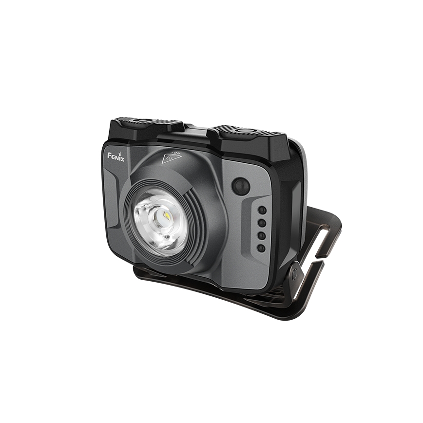 Fenix HL12RV20BLC - Dimbare oplaadbare LED-hoofdlamp LED/USB 950 mAh IP66 500 lm 112 uur zwart