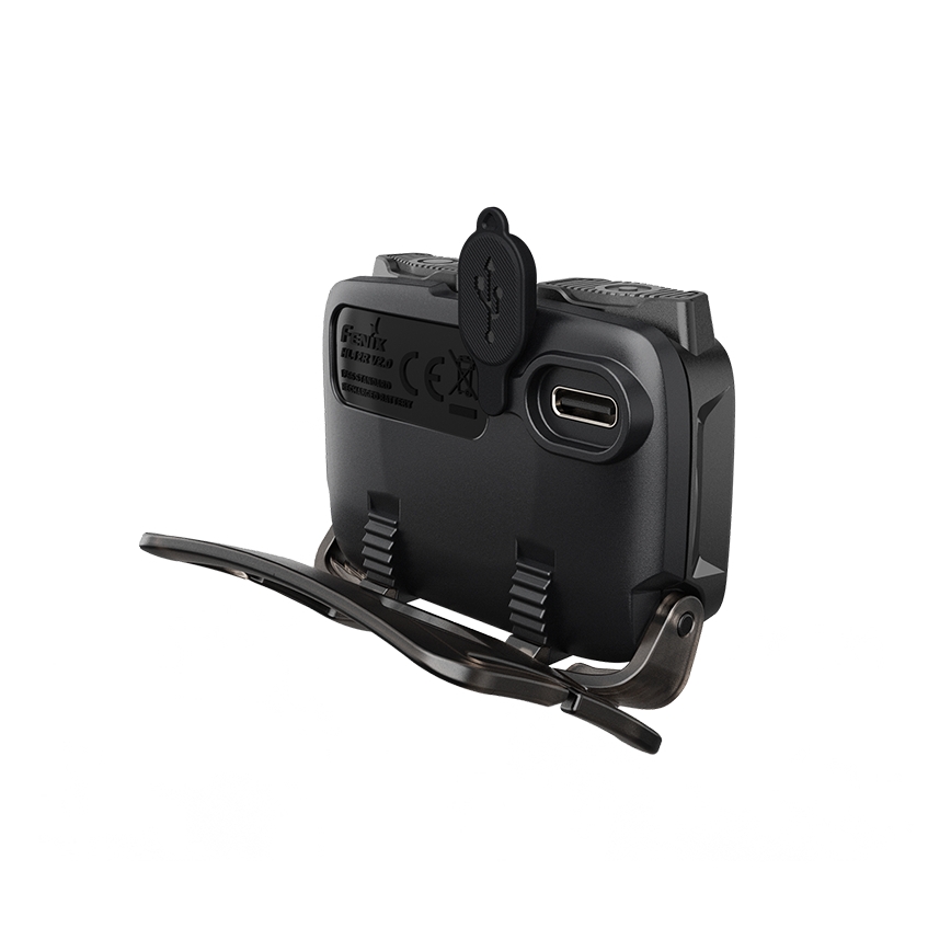 Fenix HL12RV20BLC - Dimbare oplaadbare LED-hoofdlamp LED/USB 950 mAh IP66 500 lm 112 uur zwart