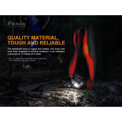 Fenix HL18RTRAIL - Oplaadbare LED Hoofdlamp LED/3xAAA IP66