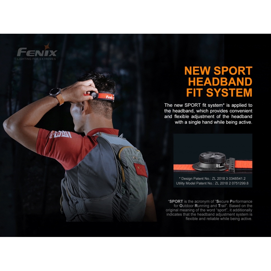Fenix HL18RTRAIL - Oplaadbare LED Hoofdlamp LED/3xAAA IP66