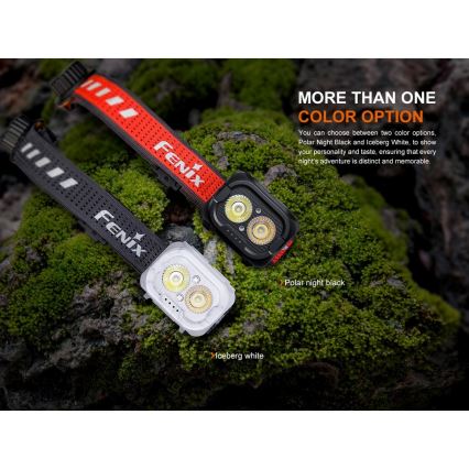 Fenix HL18RTV20BLC - LED Dimbaar oplaadbaar hoofdlamp LED/USB IP66 800 lm 160 h zwart/oranje