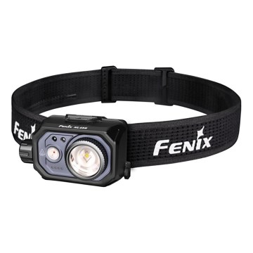 Fenix HL45R - LED Dimbaar oplaadbaar focussen hoofdlamp LED/USB IP66 1000 glanzend 240 h zwart