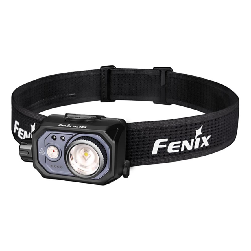 Fenix HL45R - LED Dimbaar oplaadbaar focussen hoofdlamp LED/USB IP66 1000 glanzend 240 h zwart