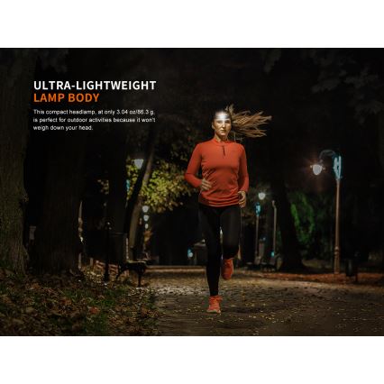 Fenix HM23V20 - LED Dimbaar hoofdlamp LED/1xAA IP68 300 lm 100 h