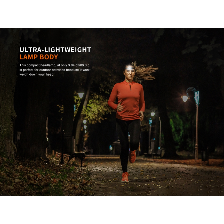 Fenix HM23V20 - LED Dimbaar hoofdlamp LED/1xAA IP68 300 lm 100 h