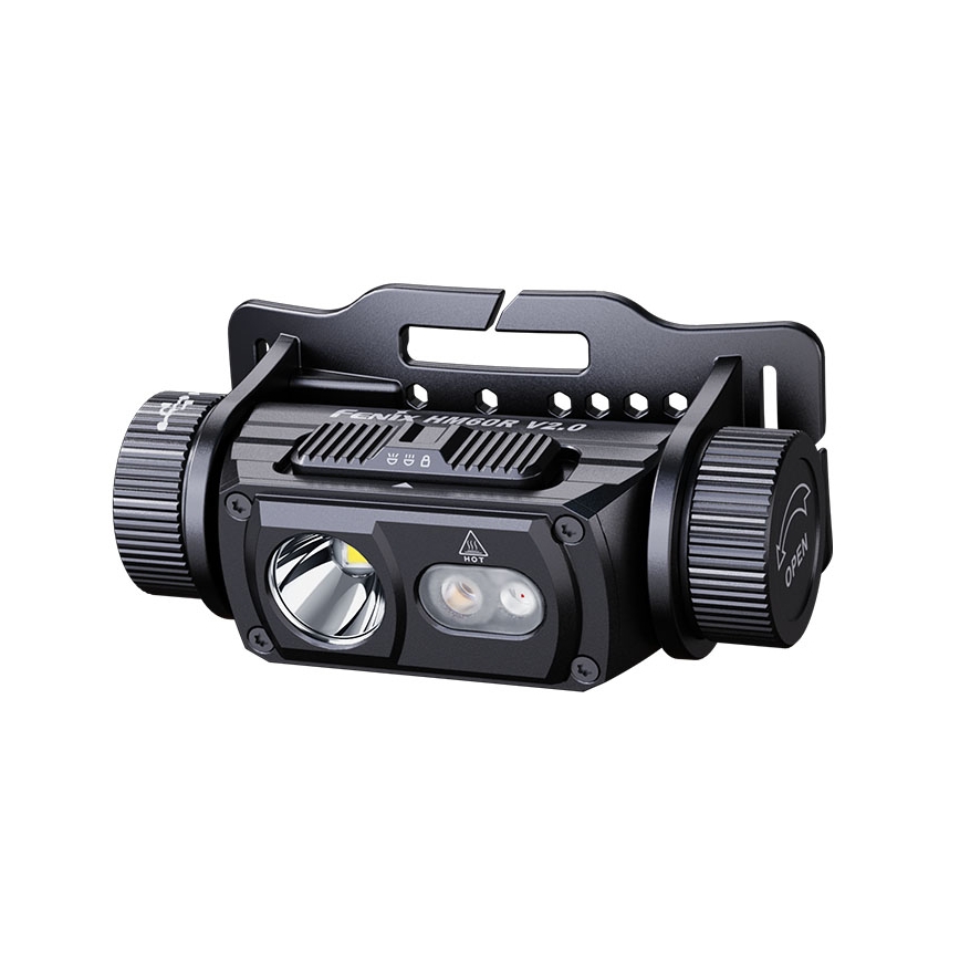 Fenix HM60RV20 - LED-dimbare oplaadbare hoofdlamp LED/USB 4000 mAh IP68 1600 lm 292 h oranje