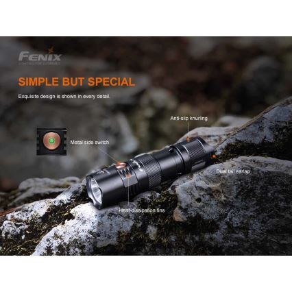 Fenix PD25R - LED Oplaadbare zaklamp LED/USB/1xCR123A IP68 800 lm 70 h 700 mAh