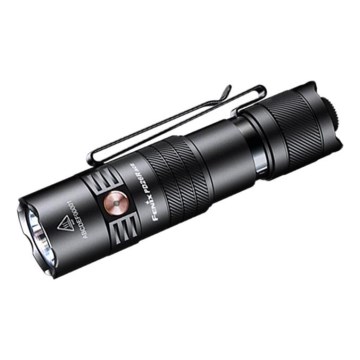 Fenix PD26RACE - Dimbare oplaadbare LED-zaklamp, LED/USB, 1600 mAh, IP68, 1300 lm, 556 h, zwart