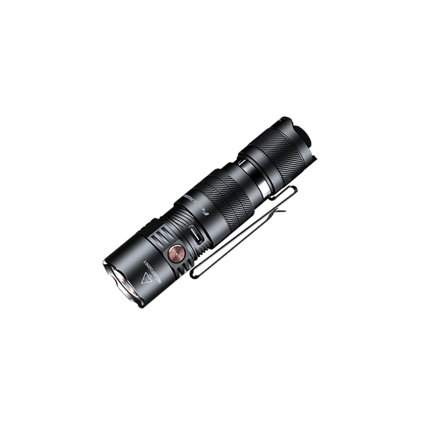 Fenix PD26RACE - Dimbare oplaadbare LED-zaklamp, LED/USB, 1600 mAh, IP68, 1300 lm, 556 h, zwart