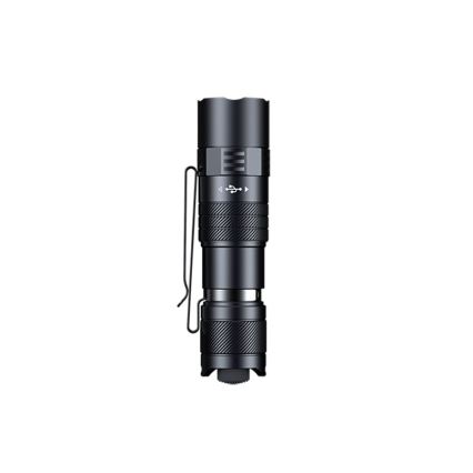 Fenix PD26RACE - Dimbare oplaadbare LED-zaklamp, LED/USB, 1600 mAh, IP68, 1300 lm, 556 h, zwart
