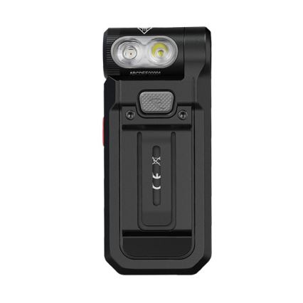 Fenix SW05RREDBLC - LED Dimbaar oplaadbaar zaklamp LED/USB IPX6 150 lm 49 h zwart